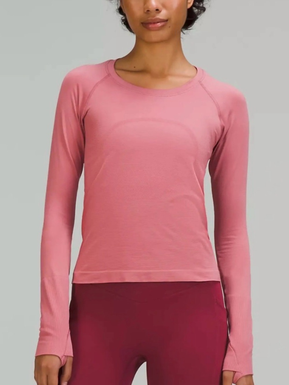 NWT Lululemon Athletica Swiftly Tech Long-Sleeve Shirt 2.0 Waist Length size 8